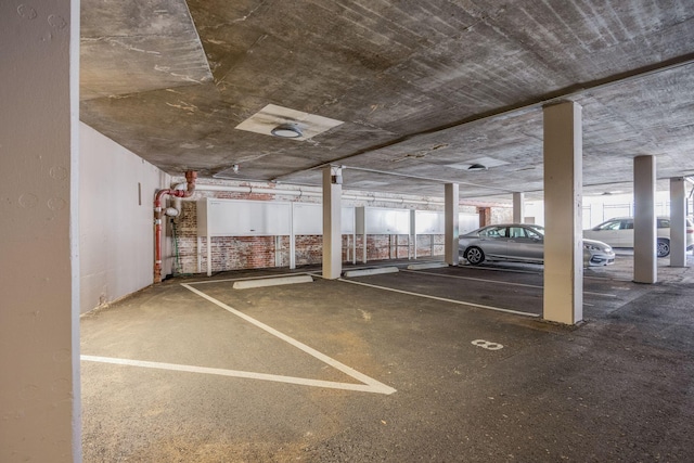 view of parking deck