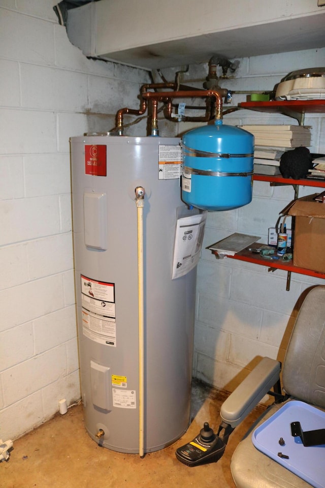 utilities with electric water heater