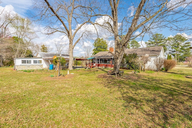 view of yard