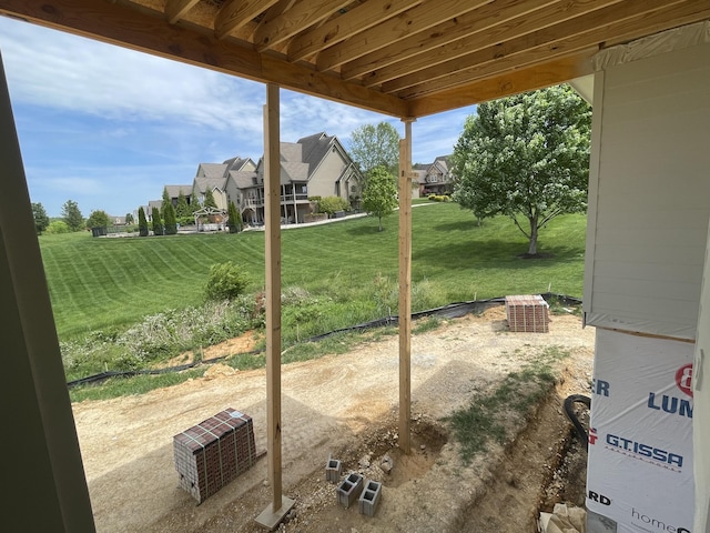 view of patio / terrace with a residential view