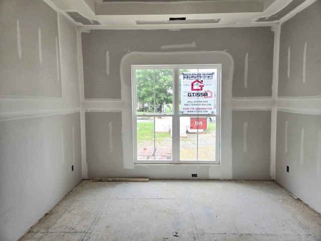 view of empty room