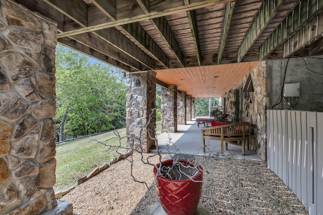 view of patio