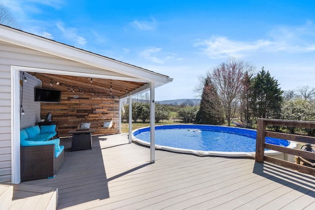 pool featuring a deck