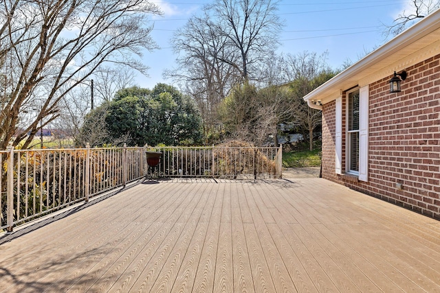 view of deck