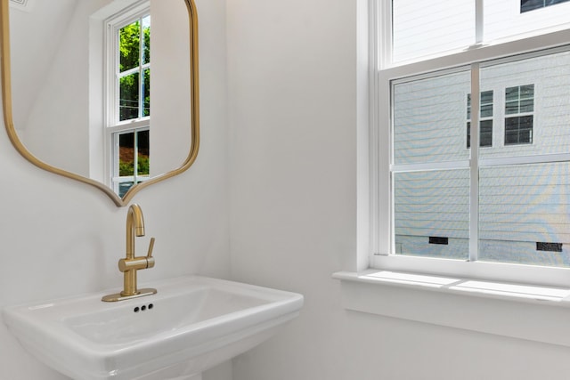 bathroom with a sink