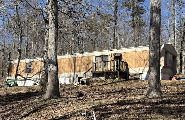 view of manufactured / mobile home