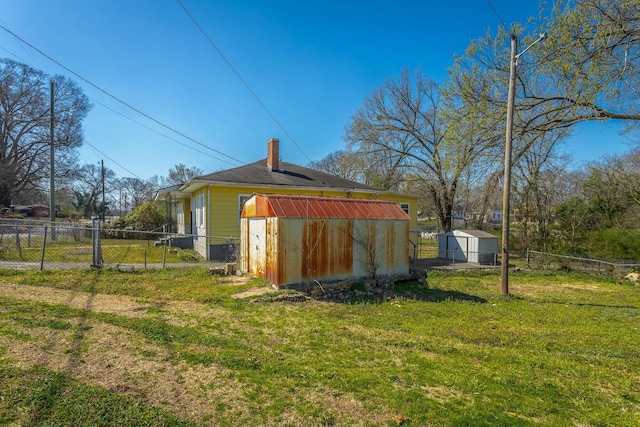 exterior space with fence