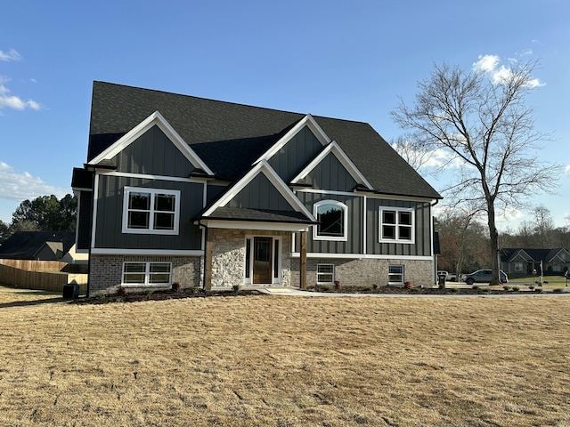 view of front facade featuring board and batten siding