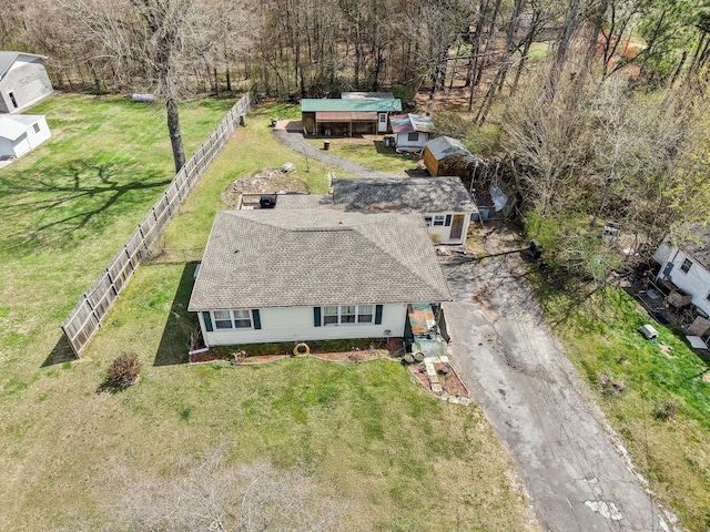 drone / aerial view