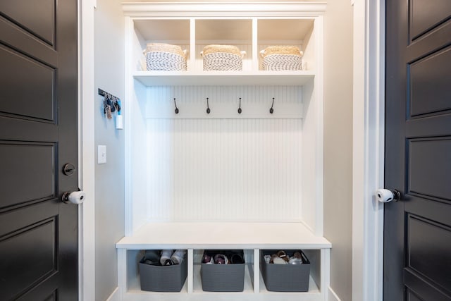 view of mudroom