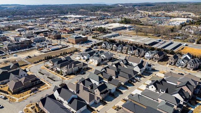 drone / aerial view featuring a residential view
