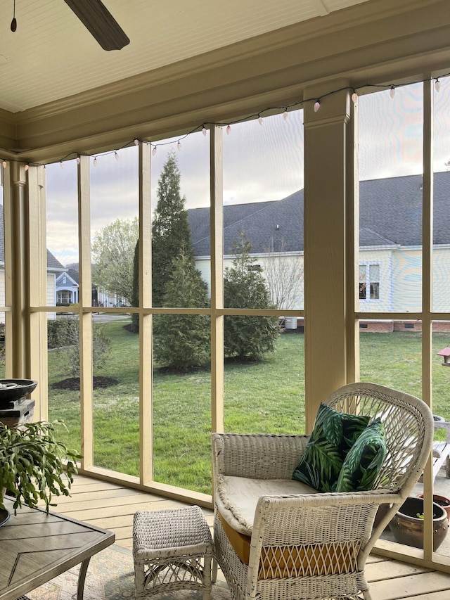 1760 Holden Farm Pl, Ooltewah, TN 37363 - sunroom featuring wood-type flooring and a healthy amount of sunlight