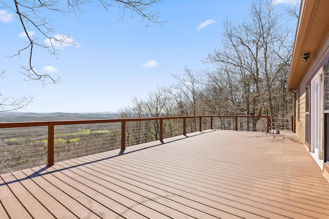 2345 County Rd 865, Gaylesville, AL 35973 - wooden deck featuring a mountain view