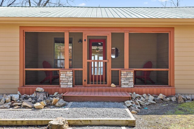 2345 County Rd 865, Gaylesville, AL 35973 - entrance to property featuring covered porch