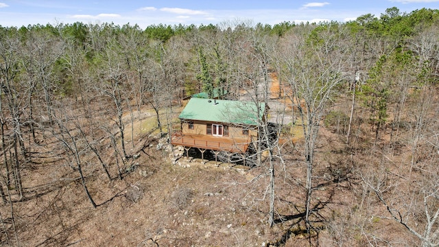 2345 County Rd 865, Gaylesville, AL 35973 - bird's eye view featuring a forest view