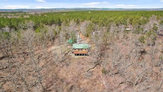 2345 County Rd 865, Gaylesville, AL 35973 - drone / aerial view with a wooded view