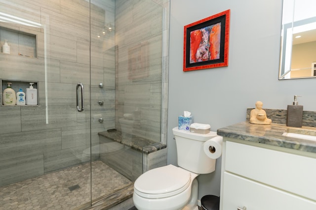 295 W 19th St, Chattanooga, TN 37408 - full bath with toilet, a stall shower, and vanity