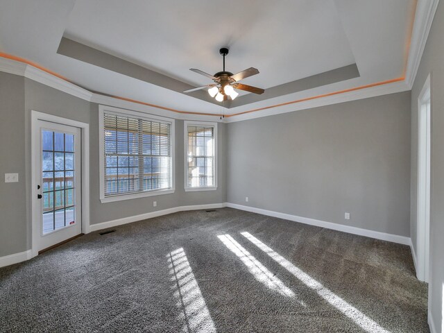 7954 Burgundy Cir Unit 91, Chattanooga, TN 37421 - unfurnished room with baseboards, visible vents, and a raised ceiling