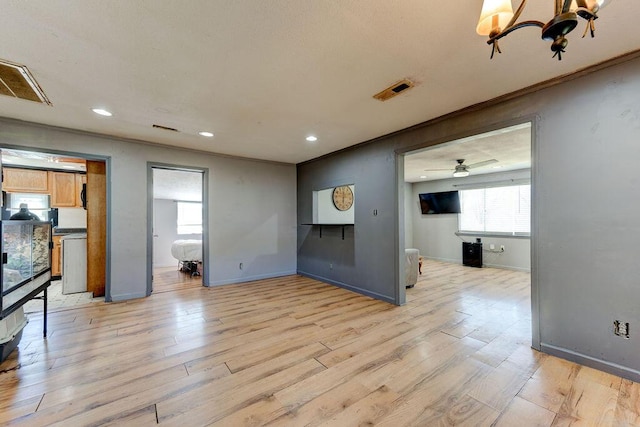 934 Hulana St, Rossville, GA 30741 - interior space featuring baseboards, light wood-type flooring, and crown molding