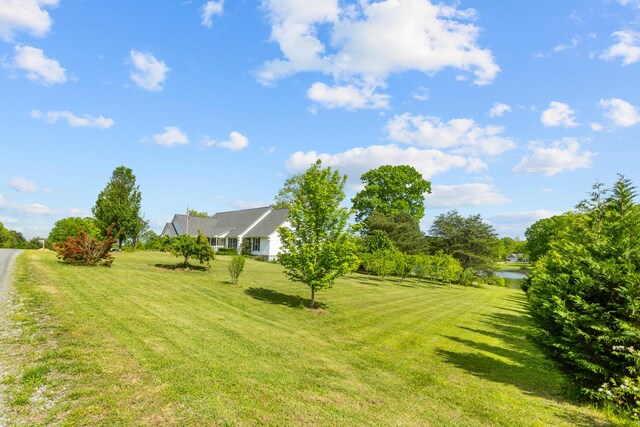 204 Lake Haven Dr, Soddy Daisy, TN 37379 - view of green lawn featuring a water view