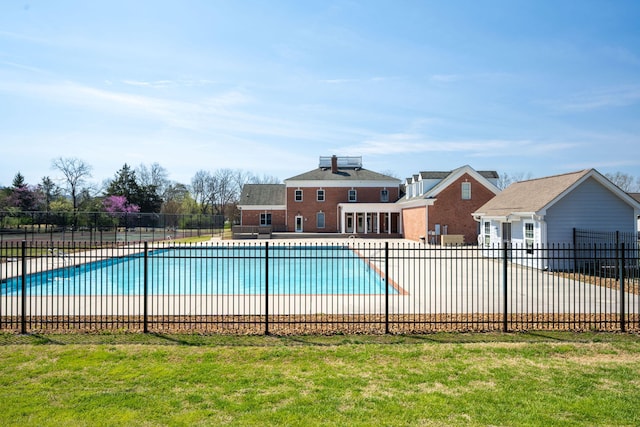 8975 Silver Maple Dr, Ooltewah, TN 37363 - community pool with a yard and fence