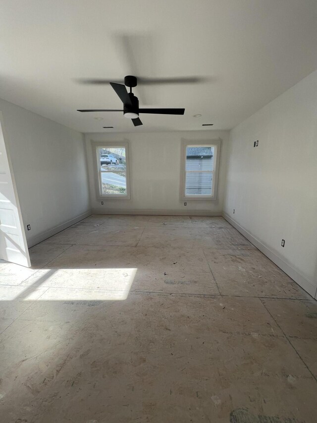 581 Benson Dr, Chattanooga, TN 37412 - unfurnished room featuring plenty of natural light, baseboards, and a ceiling fan