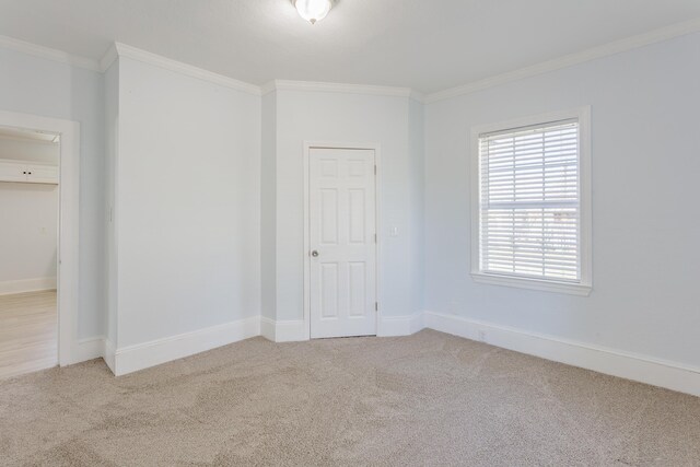909 Stewart Ave, Chickamauga, GA 30707 - carpeted empty room featuring baseboards and ornamental molding