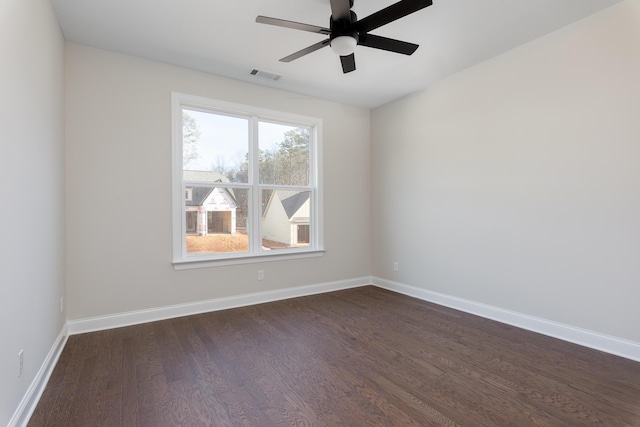 05 Nature Trl, Soddy Daisy, TN 37379 - empty room with dark wood-type flooring and ceiling fan