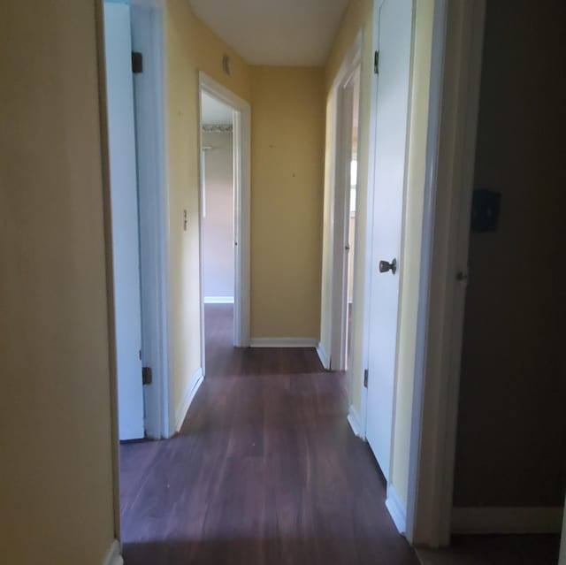 1603 Lisa Lynn Dr, Hixson, TN 37343 - corridor featuring wood finished floors and baseboards