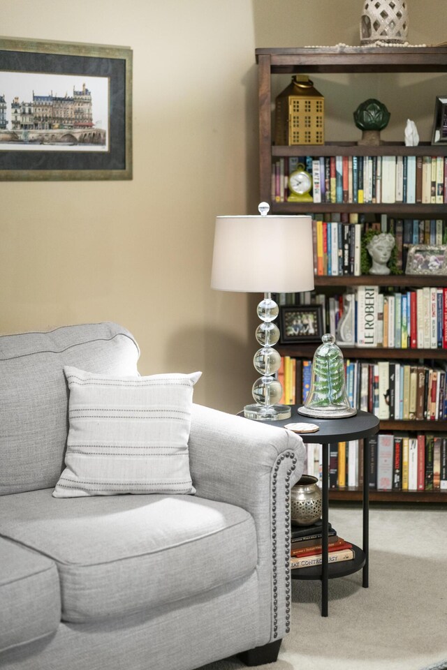 9215 Smokewood Trl, Chattanooga, TN 37421 - sitting room with carpet floors