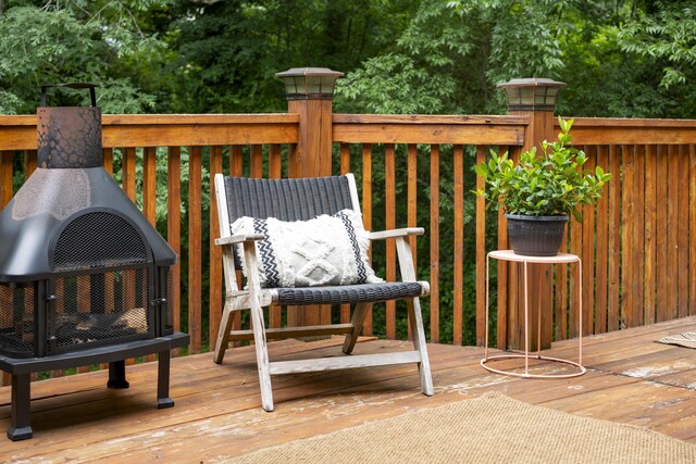 9215 Smokewood Trl, Chattanooga, TN 37421 - view of deck