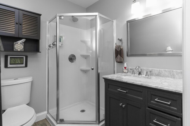9215 Smokewood Trl, Chattanooga, TN 37421 - bathroom with vanity and a shower stall