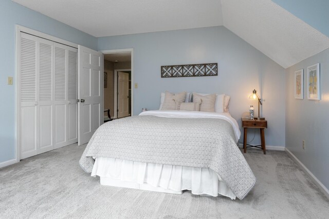 9215 Smokewood Trl, Chattanooga, TN 37421 - carpeted bedroom with a closet and lofted ceiling