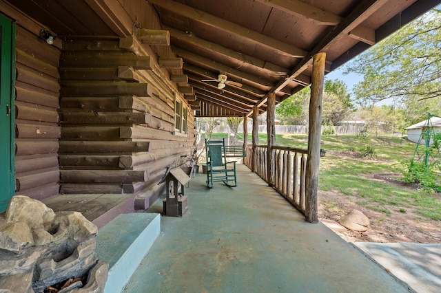 view of patio