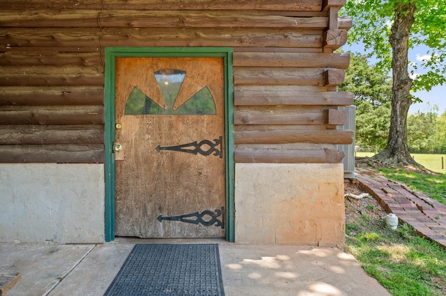 view of entrance to property
