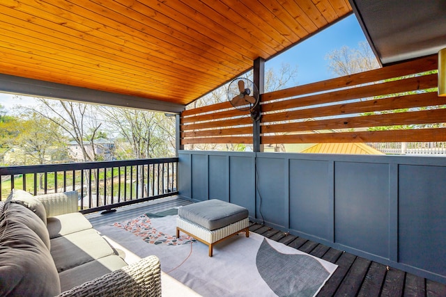view of deck