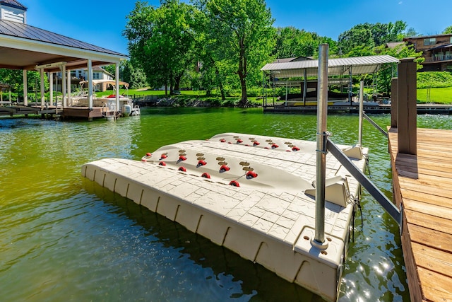 4910 Shoreline Dr, Chattanooga, TN 37416 - dock area featuring a water view