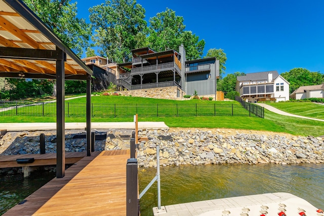4910 Shoreline Dr, Chattanooga, TN 37416 - dock with a water view