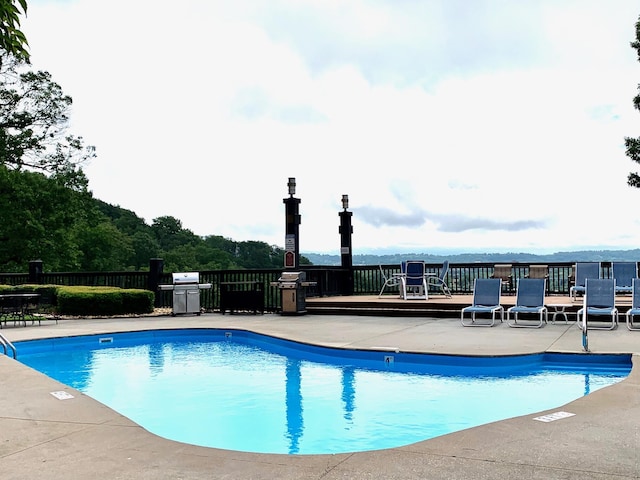 view of pool