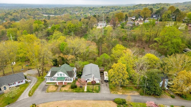 3308 Alta Vista Dr, Chattanooga, TN 37411 - birds eye view of property featuring a forest view
