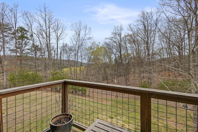 view of deck
