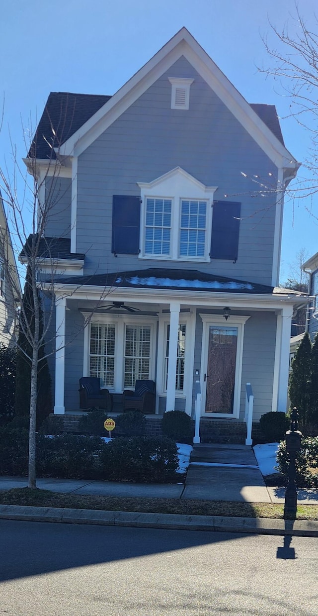 view of front of property