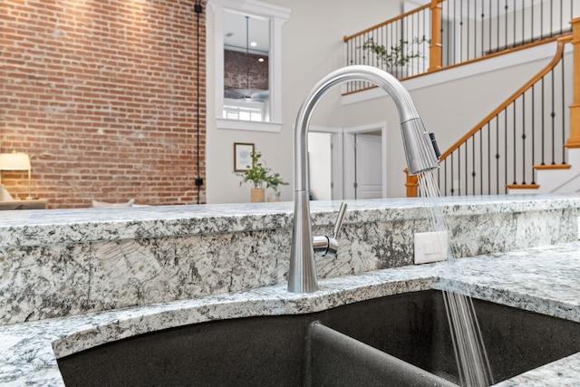 1467 Market St Unit 200, Chattanooga, TN 37402 - room details with a sink and light stone countertops