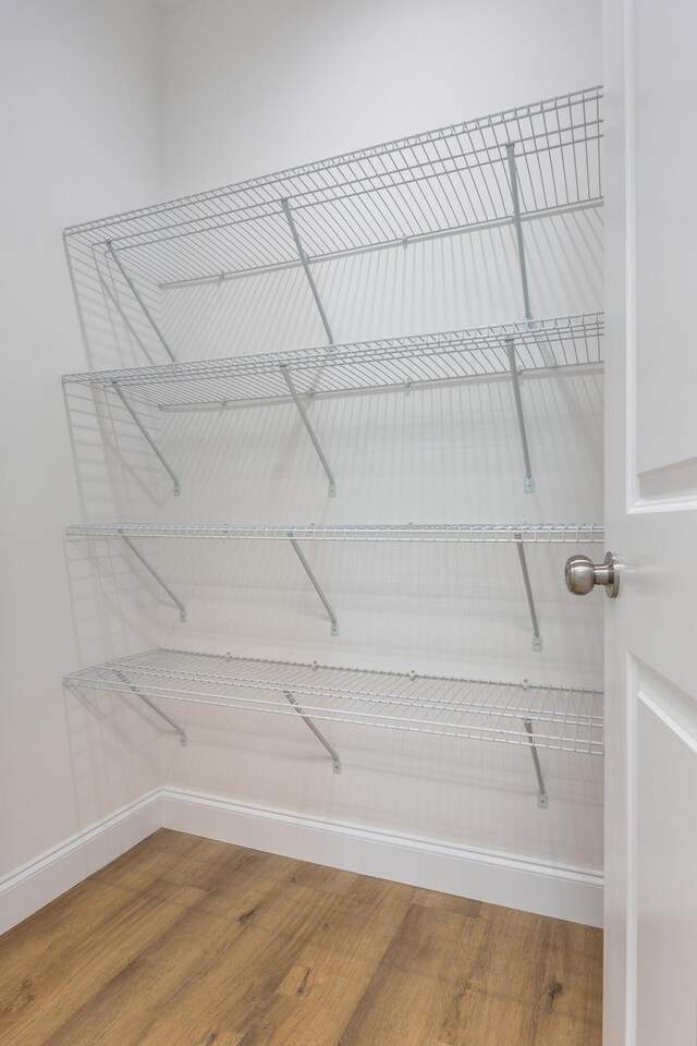 view of storage area