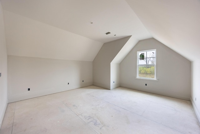 6649 Dharma Loop Unit 119, Chattanooga, TN 37412 - additional living space featuring visible vents and vaulted ceiling