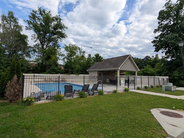 view of pool
