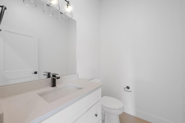 3354 Hawks Creek Dr, Apison, TN 37302 - half bath with vanity and toilet