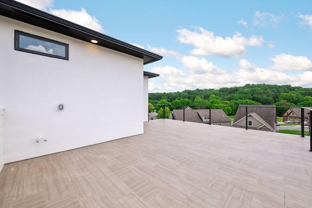 3354 Hawks Creek Dr, Apison, TN 37302 - patio / terrace with a forest view