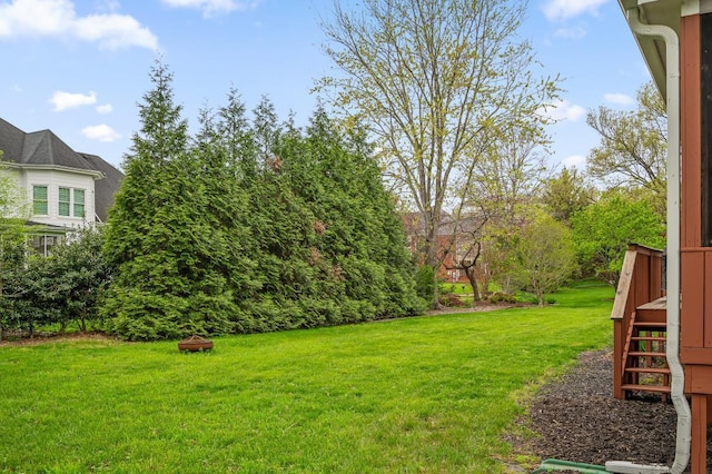1412 Stornoway Ln, Hixson, TN 37343 - view of yard with stairs