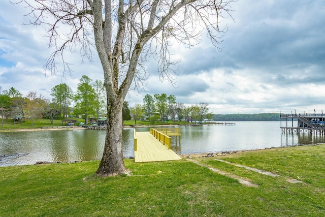 2041 Linwood Cir, Soddy Daisy, TN 37379 - water view with a boat dock